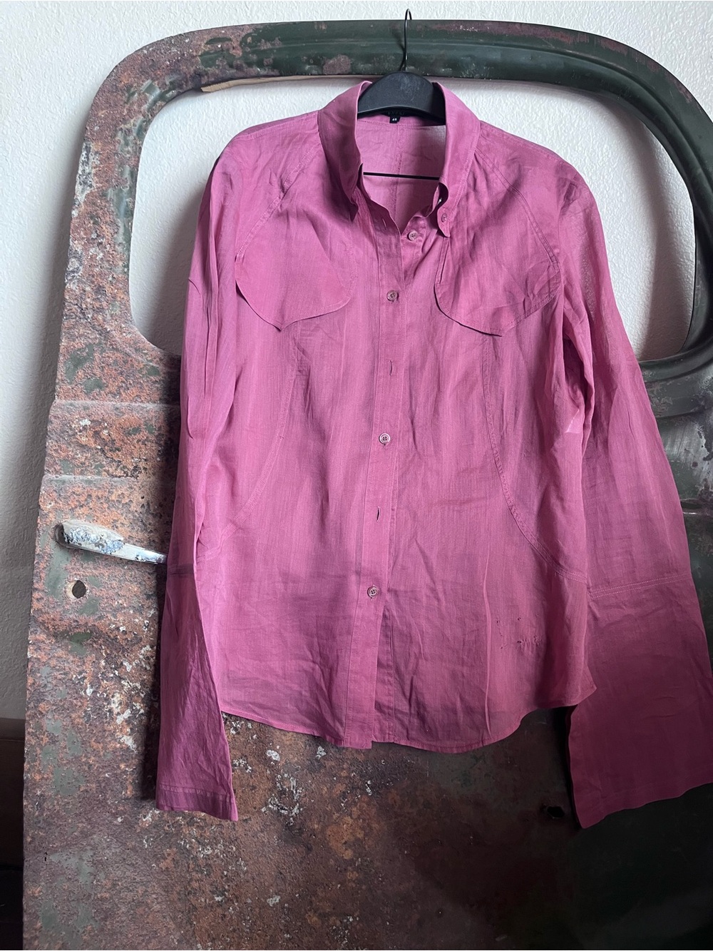 Vintage Gucci 2005 Dusty Rose Blouse